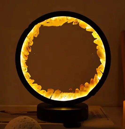 LED'lite Crystal Ring Lamp