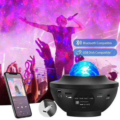 LED'lite Rotating Bluetooth & USB Star Light Projector