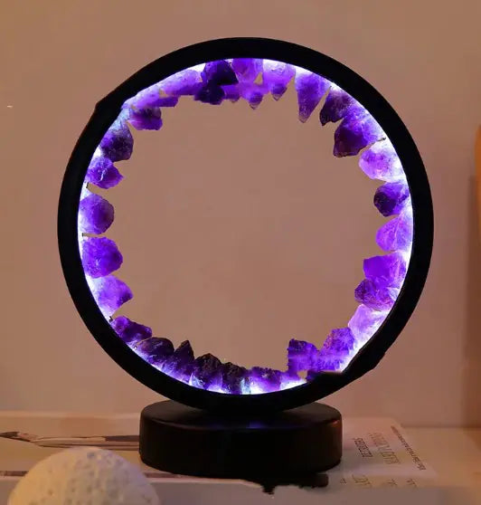 LED'lite Crystal Ring Lamp