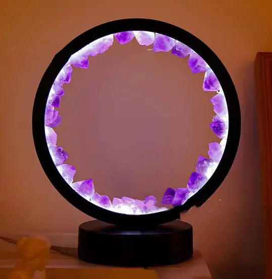 LED'lite Crystal Ring Lamp